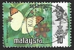 Stamps Malaysia -  Mariposa