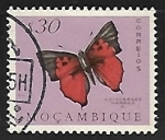 Sellos de Africa - Mozambique -  Mariposa