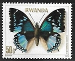 Sellos de Africa - Rwanda -  Mariposa