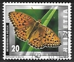 Stamps Sweden -  Mariposa