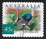 Stamps Australia -  Variegated Fairywren