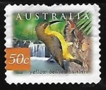 Sellos de Oceania - Australia -  Yellow-bellied Sunbird