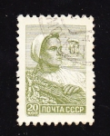Stamps : Europe : Russia :  Campesina