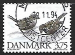 Stamps Denmark -  House Sparrow 