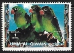 Stamps United Arab Emirates -  Loros