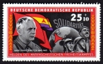 Stamps Germany -  BRIGADAS INTERNACIONALES-HANS MARCHWITZA 1890-1965