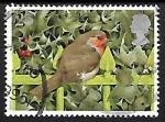 Stamps United Kingdom -  Aves 