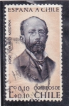 Stamps Chile -  José Toribio Medina