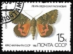 Stamps Russia -  mariposa
