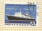 Stamps Russia -  Transatlantico Leningrado-Montreal