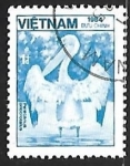 Stamps Vietnam -  Pelícanos