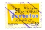 Sellos de America - Uruguay -  50 ANIVERSARIO DE JUVENTUS