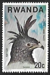 Sellos de Africa - Rwanda -  Long-crested Eagle