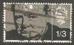 Stamps United Kingdom -  398 - Muerte de Sir Winston Churchill 