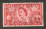 Stamps United Kingdom -  279 - Coronacion de Elizabeth II