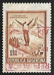 Sellos de America - Argentina -  Salto de esqui