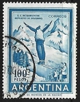 Stamps Argentina -  Salto de esqui
