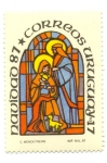 Stamps Uruguay -  NAVIDAD 1987