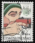 Sellos de Europa - Checoslovaquia -  Deportes de Invierno 