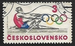 Stamps Czechoslovakia -  Juegos olimpicos - remo