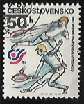 Stamps Czechoslovakia -  Tenis