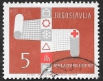 Stamps Yugoslavia -  49 - Semana de la Cruz Roja 