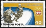 Sellos de Europa - Hungr�a -  Juegos olimpicos de invierno - Hockey sobre Hielo 