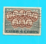 Sellos de America - Cuba -  Centenario Generales del Ejército Libertador