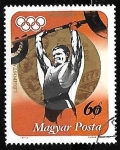 Stamps Hungary -  Halterofilia 