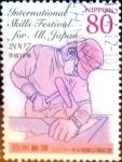 Stamps Japan -  Scott#3006j jxa Intercambio 1,00 usd 80 y. 2007 