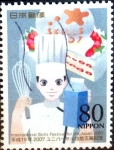 Stamps Japan -  Scott#3006e jxa Intercambio 1,00 usd 80 y. 2007 