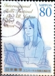 Stamps Japan -  Scott#3006b Intercambio 1,00 usd 80 y. 2007 