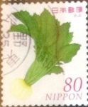 Stamps Japan -  Scott#3580d Intercambio 1,25 usd 80 y. 2013