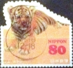 Stamps Japan -  Scott#3596a Intercambio 1,25 usd 80 y. 2013