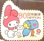 Stamps Japan -  Scott#3557i jxa Intercambio 0,90 usd 80 y. 2013