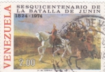 Sellos de America - Venezuela -  Sesquincenario de la batalla de Junin