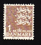 Stamps : Europe : Denmark :  Tres Leones