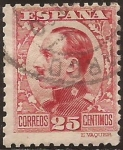 Stamps Spain -  Alfonso XIII  1930  25 cts 