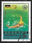 Stamps Mongolia -      Juegos Olímpicos | Natación