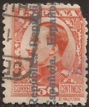 Stamps Spain -  Alfonso XIII habilitado República Española  1931  50 cts