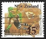Stamps New Zealand -  Rugby