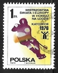 Sellos de Europa - Polonia -  Hockey sobre Hielo