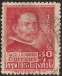Sellos de Europa - Espa�a -  III Centenario de la muerte de Gregorio Fernández 1927  30 cts