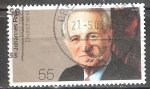 Stamps Germany -  Johannes Rau (1931-2006), político alemán de 1999-2004 Presidente.