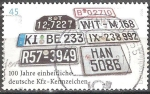 Stamps Germany -  100 años de matrícula alemana unificada.