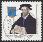 Stamps Germany -  1734 - 500 Anivº del nacimiento de Philipp Melanchthon