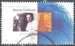 Sellos de Europa - Alemania -  50 Aniv de Werner Forbmann (cirujano e inventor del catéter cardíaco) premio Nobel.