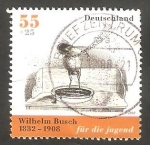 Stamps Germany -  2432 - Caricaturista Wilhelm Busch
