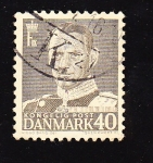 Sellos de Europa - Dinamarca -  Federico IX de Dinamarca