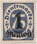 Stamps : Europe : Germany :  Scott Tx Nº 45